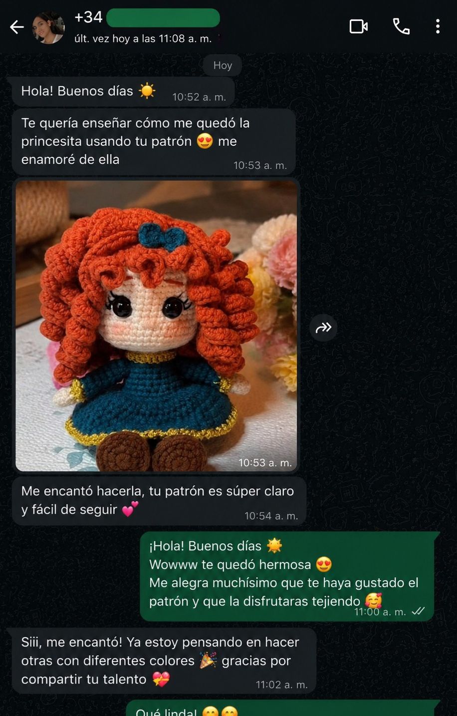 Cliente satisfecha